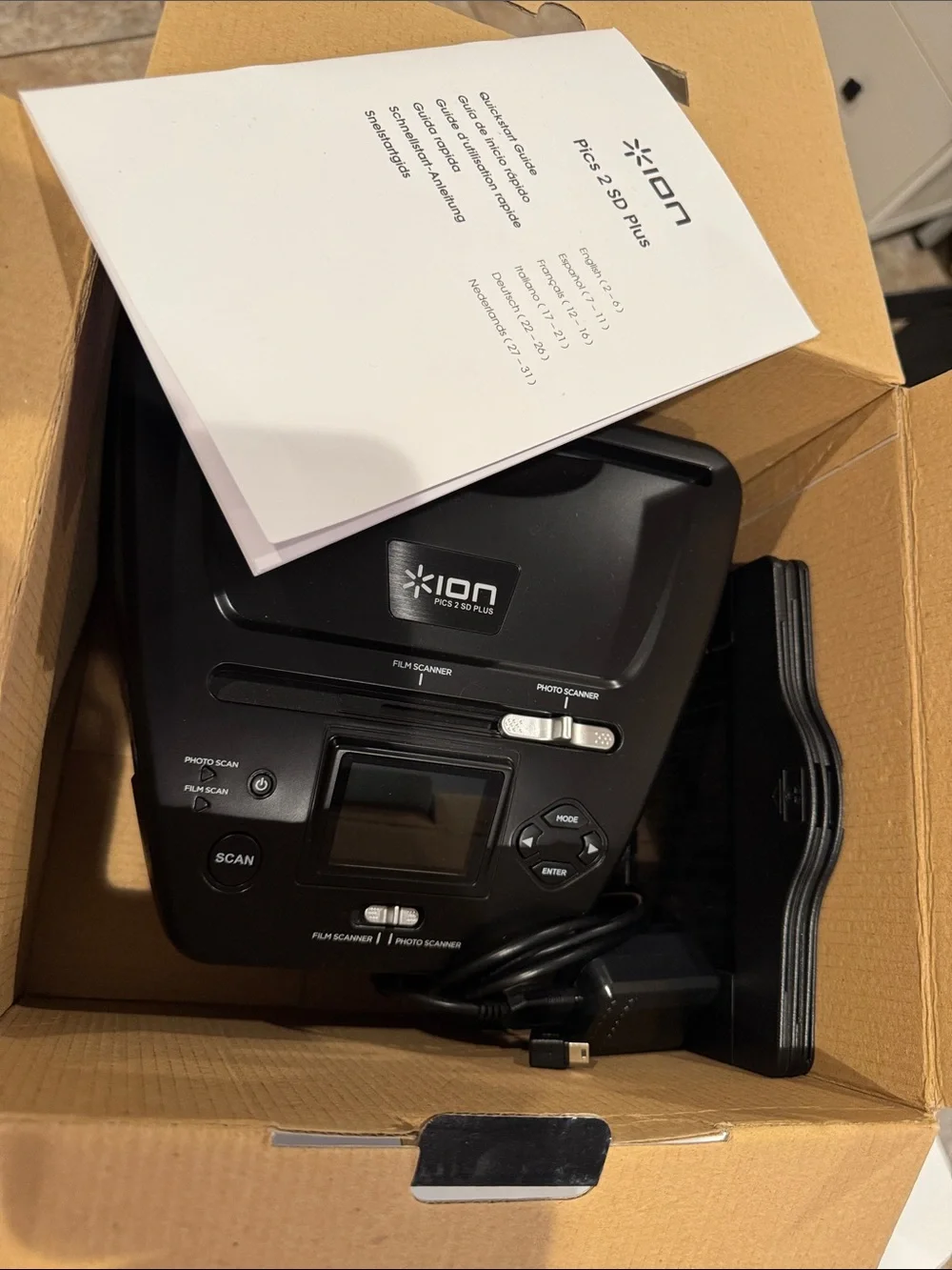 Pics 2 SD Plus Photo & Slide Scanner - Black